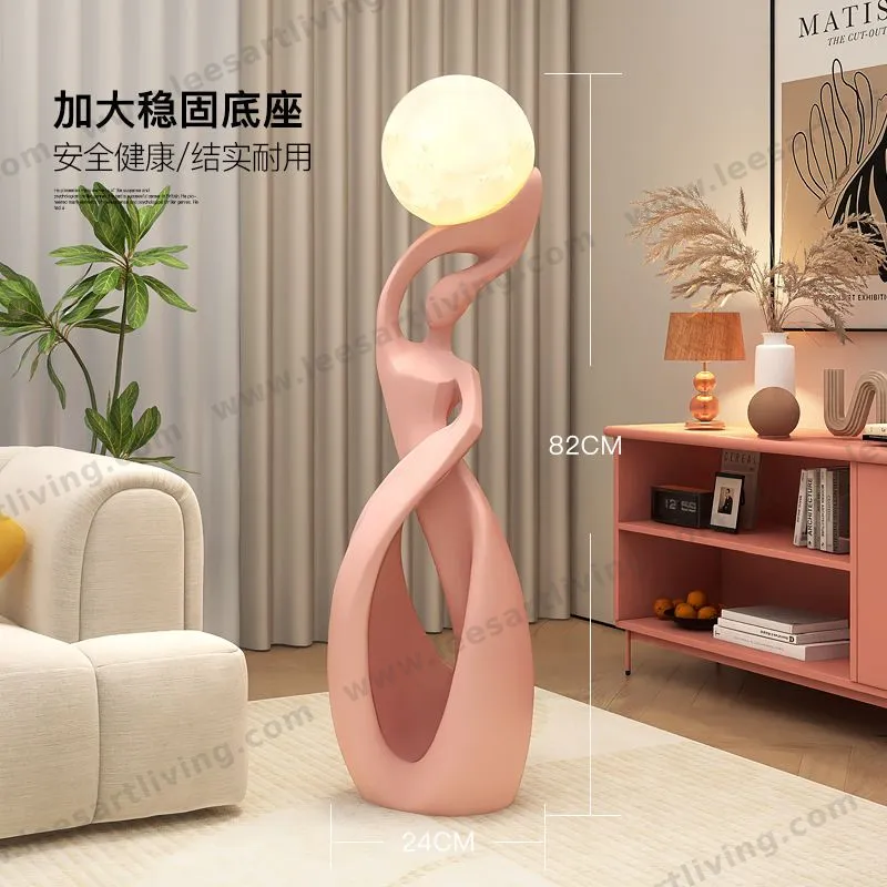 hj-zis202405105-modern-sculpture-holding-ball-led-floor-lamp-for-hotel-lobby-exhibition-lighting