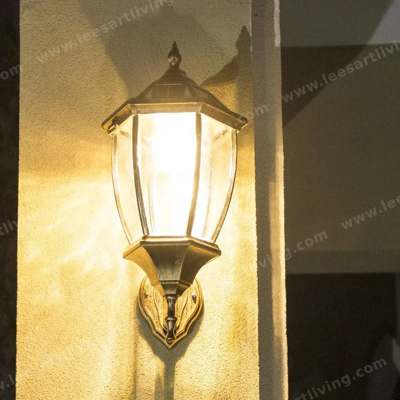 HJ-BD-127 Outdoor Wall Lamp Waterproof Lighting for Villa Garden Vintage Courtyard