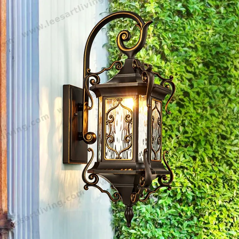 HJ-BD-141 Outdoor Wall Lamp Waterproof Lighting for Villa Garden Vintage Courtyard