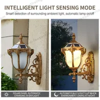 HJ-BD-157 Outdoor Wall lamp European Solar Wall-mounted Outdoor Light Hotel Lobby Waterproof Villa Garden Vintage Courtyard Waterproof electric Wall Hanging Lamp