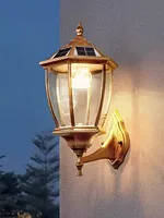 HJ-BD-127 Outdoor Wall Lamp Waterproof Lighting for Villa Garden Vintage Courtyard 